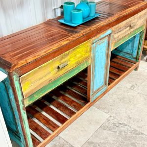 Mueble Consola Rústica colores